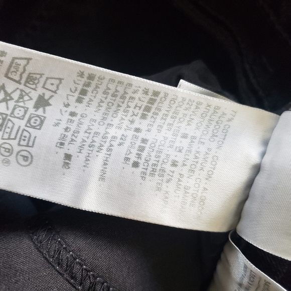 Levi's 529 Curvy Straight Jeans Black Faux Flap Pockets Women's 4 27x32 Denim - Picture 6 of 8